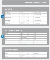 AIRFEL VISTA 12 BTU DUVAR TİPİ SPLİT KLİMA (TR.LTXP35A.01) - Thumbnail
