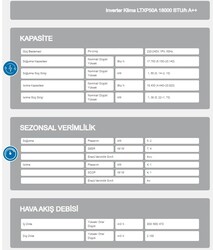 AIRFEL VISTA 18 BTU DUVAR TİPİ SPLİT KLİMA (TR.LTXP50A.01) - Thumbnail