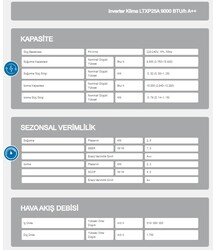 AIRFEL VISTA 9 BTU DUVAR TİPİ SPLİT KLİMA (TR.LTXP25A.01) - Thumbnail