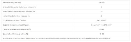 BAYMAK 48 FSA SALON T.KLİMA (M.D) (100023223)
