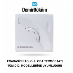 DEMİRDÖKÜM - D.D. EXABASİC KABLOLU ODA TERMOSTADI