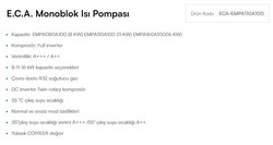  - ECA (R32) MONOBLOK SİYAH 16 KW ISI POMPASI + KONTROL PANELİ 380 - 3 FAZ (1)