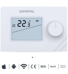 GENERAL - GENERAL MITRA HT250 RF SMART KABLOSUZ ODA TERMOSTATI (WI-FI)